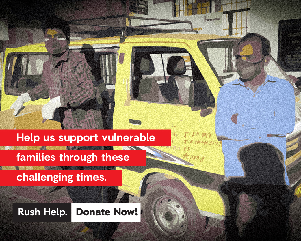 ActionAid's Covid 19 relief banner image